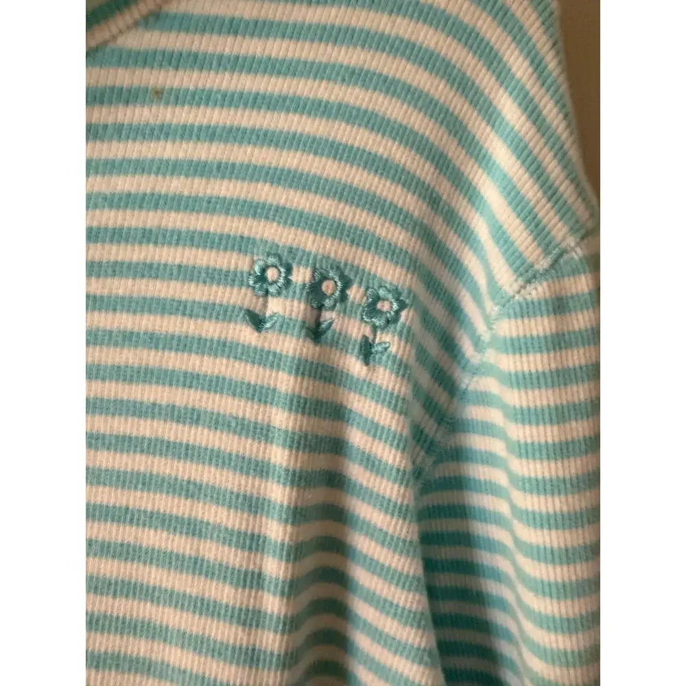The Children's Place Y2K Girls Size 14 Blue Stripped‎ Jacket with Hood